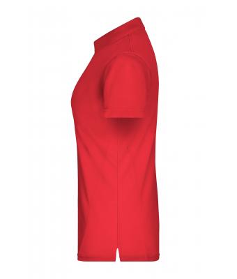 Femme Polo respirant femme en micro polyester Rouge 7478