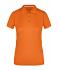 Femme Polo respirant femme en micro polyester Orange 7478