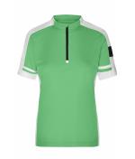 Damen Ladies' Bike-T Half-Zip Green 7938