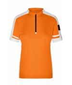 Damen Ladies' Bike-T Half-Zip Orange 7938