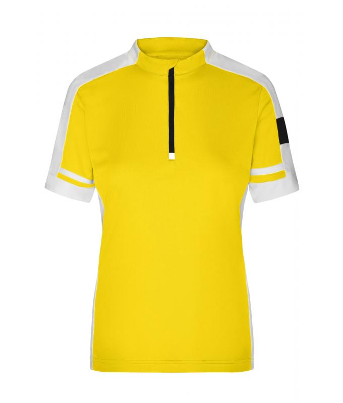 Damen Ladies' Bike-T Half-Zip Sun-yellow 7938