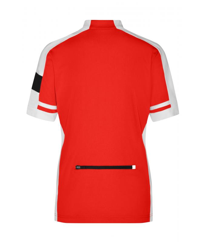 Damen Ladies' Bike-T Half-Zip Red 7938
