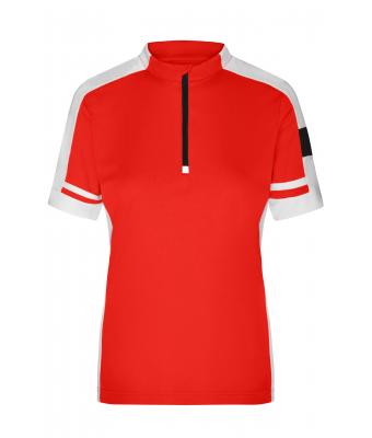 Damen Ladies' Bike-T Half-Zip Red 7938