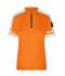 Femme Maillot cycliste femme 1/2 zip Orange 7938