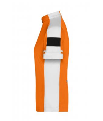 Femme Maillot cycliste femme 1/2 zip Orange 7938