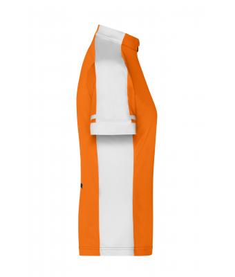 Femme Maillot cycliste femme 1/2 zip Orange 7938