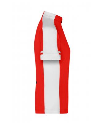 Femme Maillot cycliste femme 1/2 zip Rouge 7938