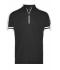 Homme Maillot cycliste homme 1/2 zip Noir 7939