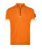 Homme Maillot cycliste homme 1/2 zip Orange 7939