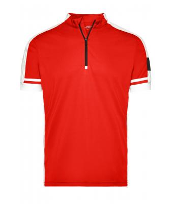 Men Men's Bike-T Half Zip Red 7939