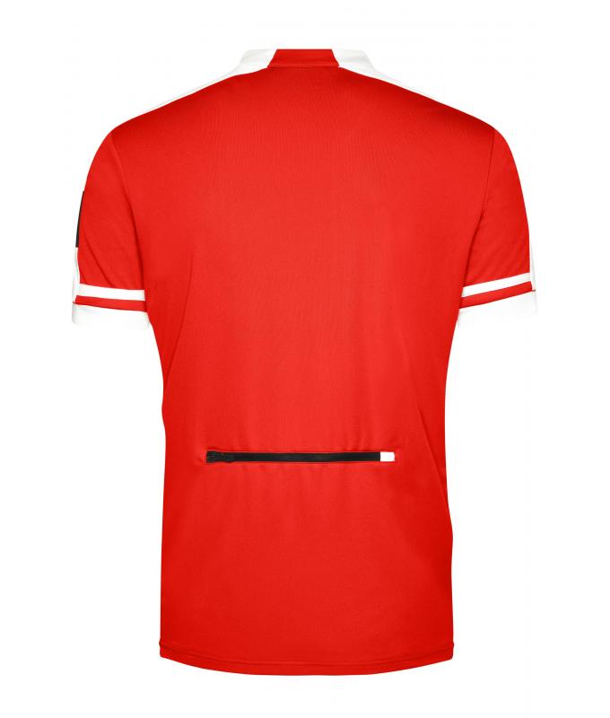 Herren Men's Bike-T Half-Zip Red 7939