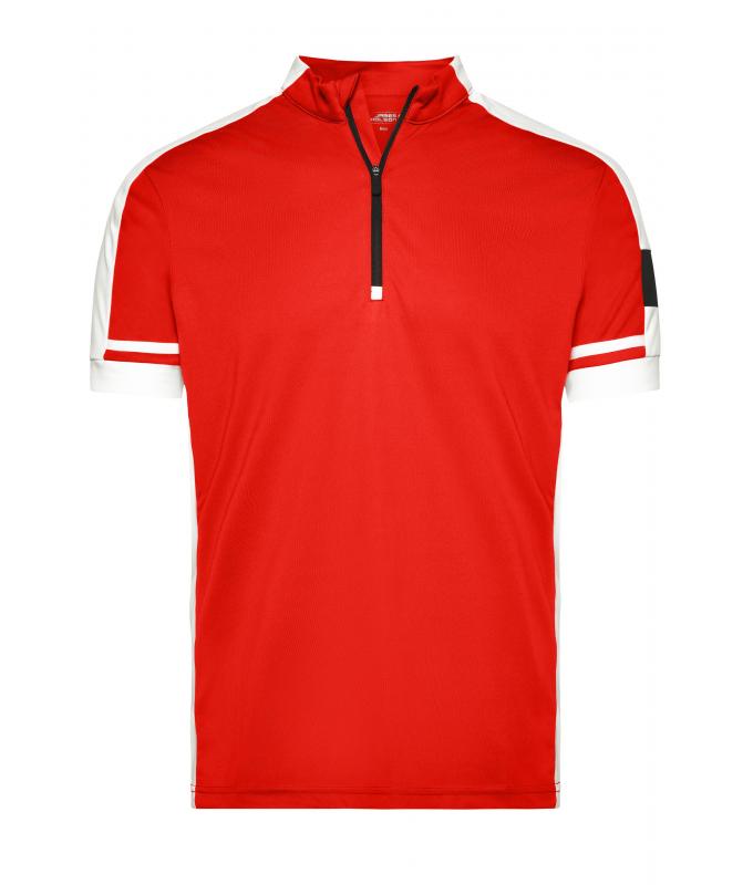 Herren Men's Bike-T Half-Zip Red 7939
