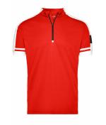 Men Men's Bike-T Half-Zip Red 7939