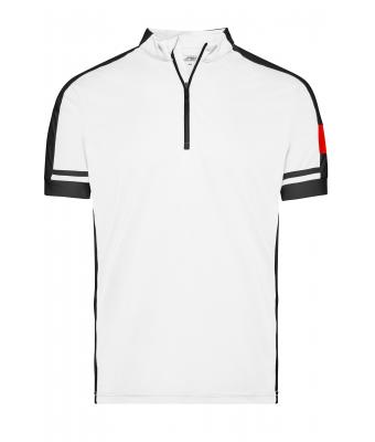 Men Men's Bike-T Half Zip White 7939