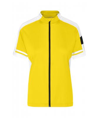 Dames Ladies' Bike-T Full-Zip Zon-geel 7940