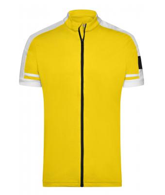 Homme Maillot cycliste homme Jaune-soleil 7941