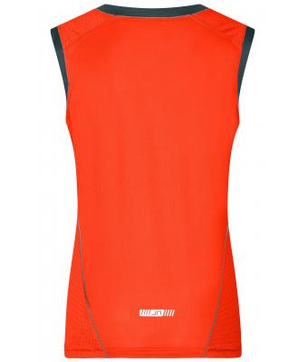 Ladies Ladies' Running Tank Grenadine/irongrey 8199