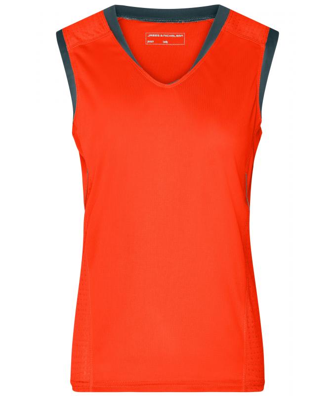 Damen Ladies' Running Tank Grenadine/iron-grey 8199