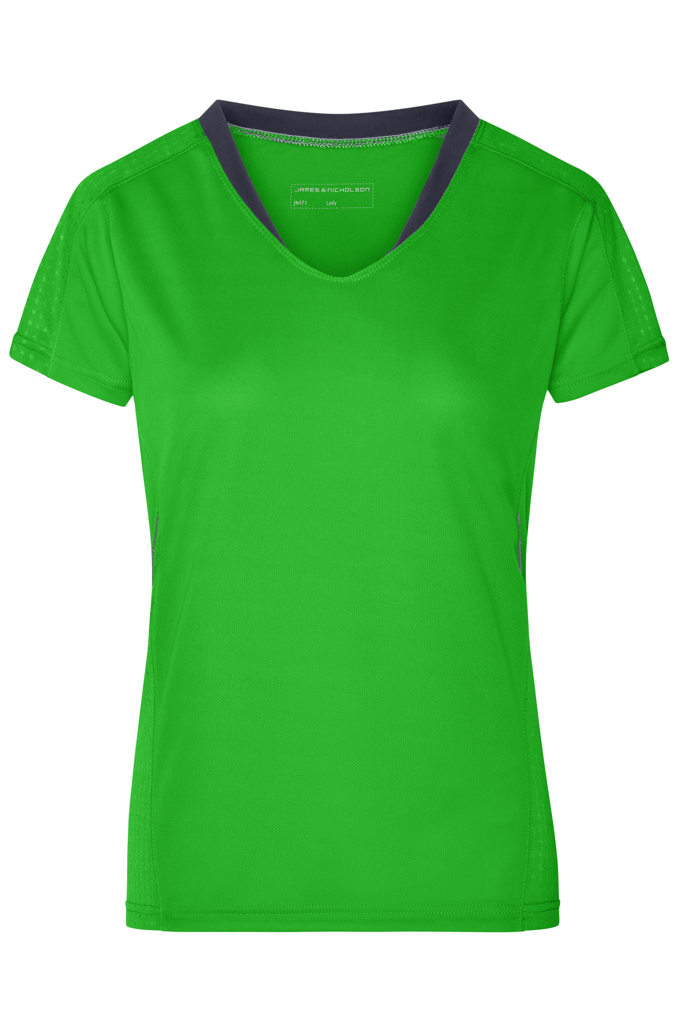 Ladies Ladies' Running TShirt Green/irongreyDaiber