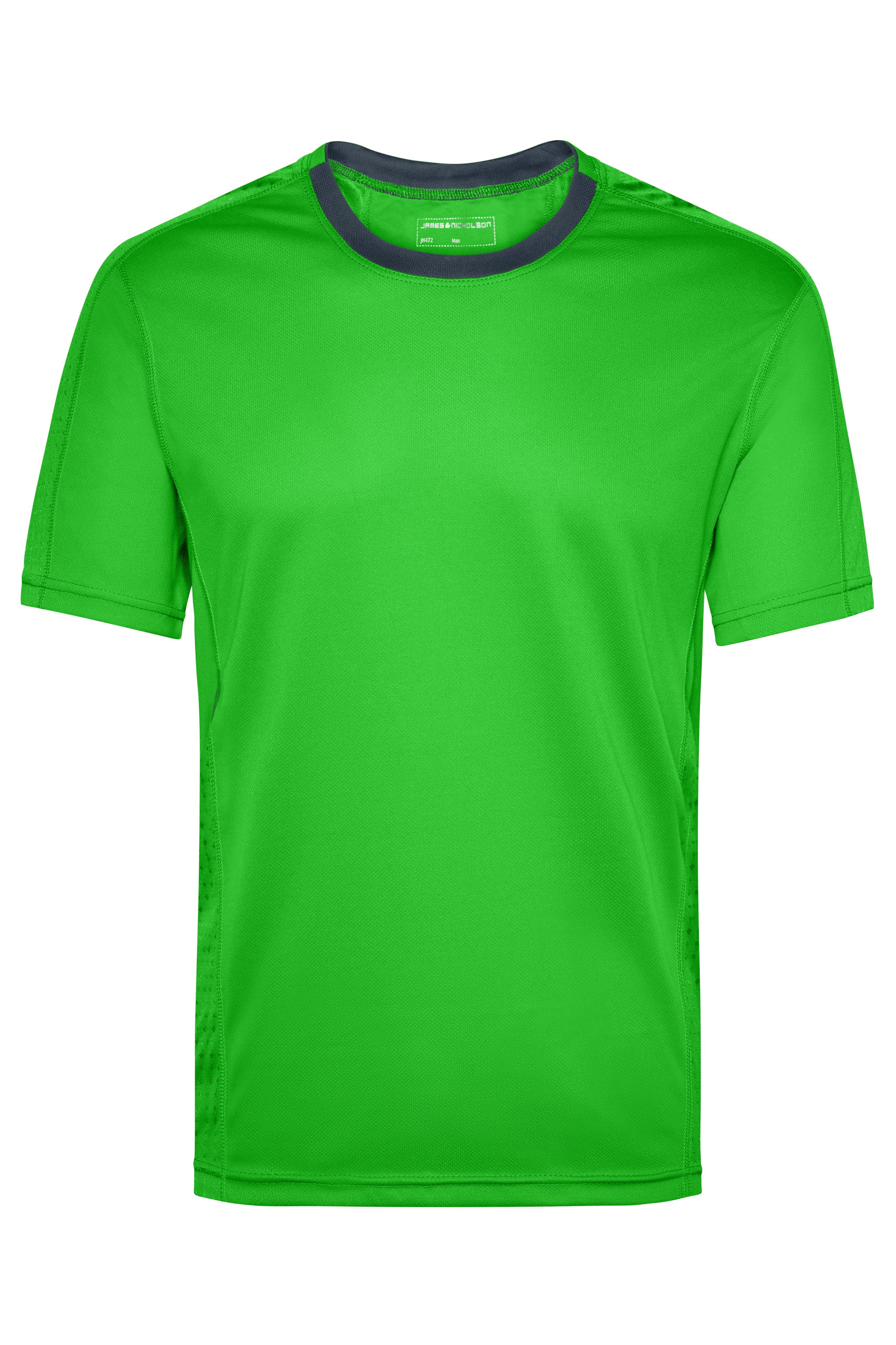 Herren Men's Running TShirt Green/irongreyDaiber