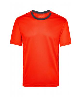 Homme Tee-shirt running homme Grenadine/gris-fer 8202