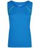 Femme Débardeur technique femme Bleu-vif/jaune-vif 8462