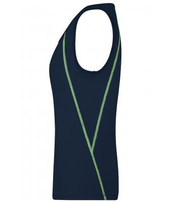 Damen Ladies' Sports Tanktop Navy/bright-yellow 8462