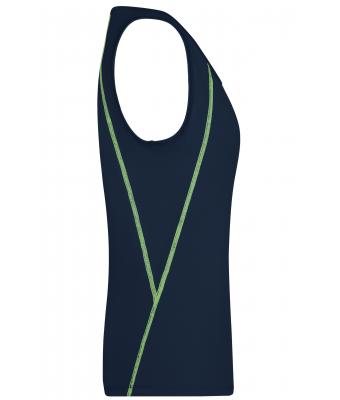 Damen Ladies' Sports Tanktop Navy/bright-yellow 8462