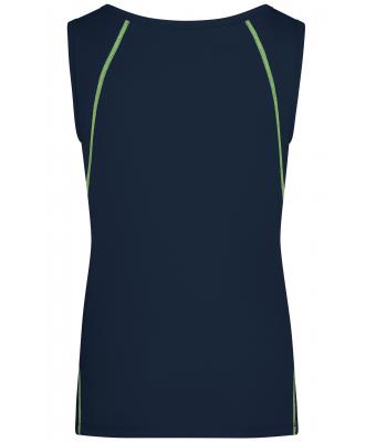 Damen Ladies' Sports Tanktop Navy/bright-yellow 8462