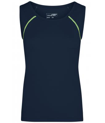 Damen Ladies' Sports Tanktop Navy/bright-yellow 8462