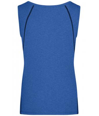 Damen Ladies' Sports Tanktop Blue-melange/navy 8462