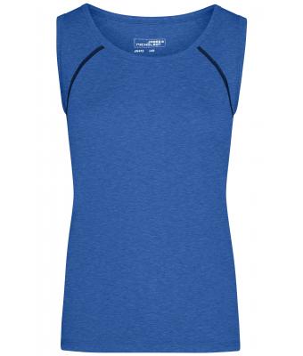 Damen Ladies' Sports Tanktop Blue-melange/navy 8462