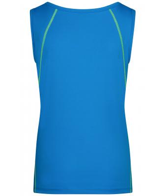 Damen Ladies' Sports Tanktop Bright-blue/bright-yellow 8462