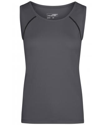 Damen Ladies' Sports Tanktop Titan/black 8462