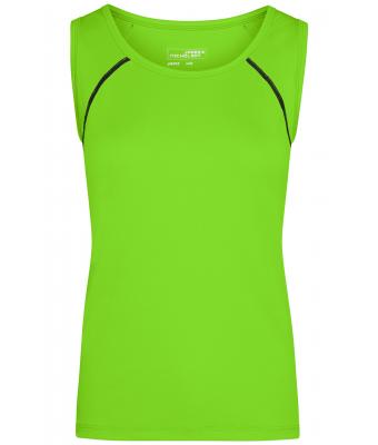 Ladies Ladies' Sports Tanktop Bright-green/black 8462