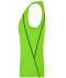 Dames Ladies' Sports Tanktop Felgroen/zwart 8462