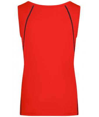 Damen Ladies' Sports Tanktop Bright-orange/black 8462