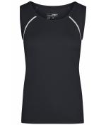 Ladies Ladies' Sports Tanktop Black/white 8462