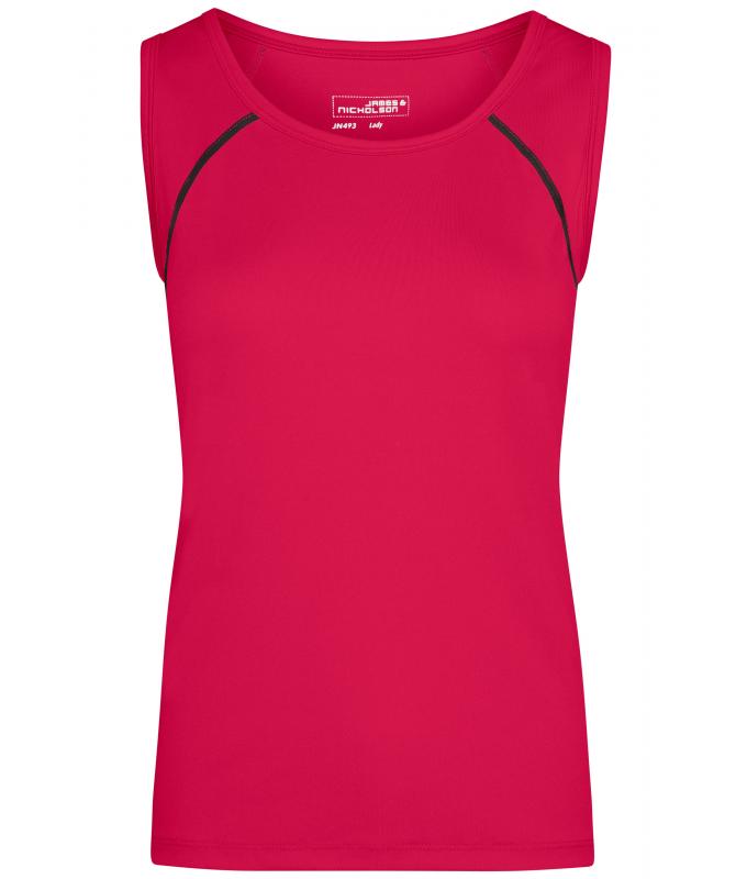 Ladies Ladies' Sports Tanktop Bright-pink/titan 8462