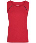 Ladies Ladies' Sports Tanktop Red-melange/titan 8462