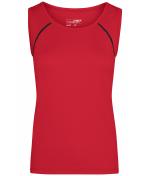 Ladies Ladies' Sports Tanktop Red/black 8462