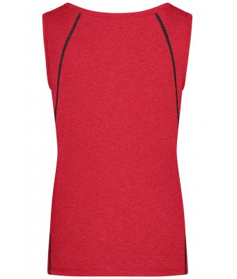 Dames Ladies' Sports Tanktop Rood-melange/titan 8462