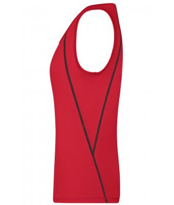 Damen Ladies' Sports Tanktop Red/black 8462