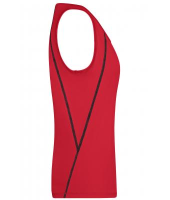 Damen Ladies' Sports Tanktop Red/black 8462