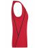 Damen Ladies' Sports Tanktop Red/black 8462