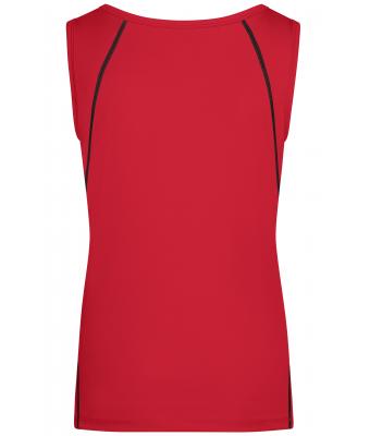 Damen Ladies' Sports Tanktop Red/black 8462