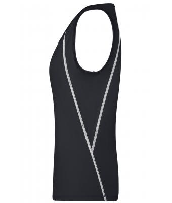 Damen Ladies' Sports Tanktop Black/white 8462