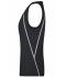 Damen Ladies' Sports Tanktop Black/white 8462