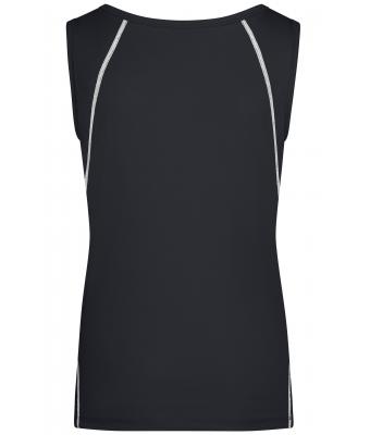 Damen Ladies' Sports Tanktop Black/white 8462