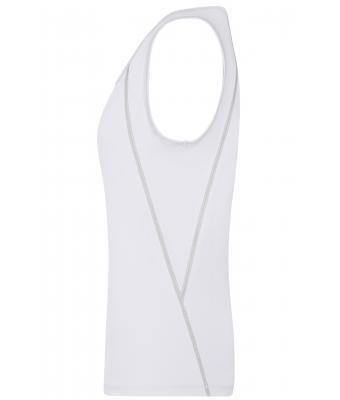 Dames Ladies' Sports Tanktop Wit/zilver 8462